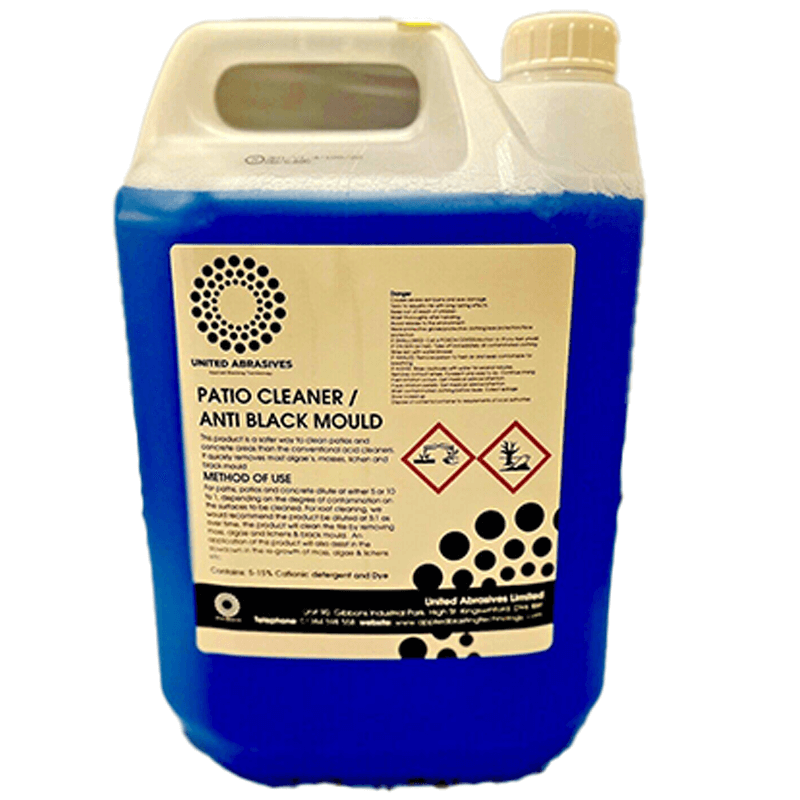 UA Black Mould Remover Applied Sand Blasting Equipment United Abrasives Ltd